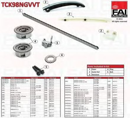 chit lant de distributie OPEL ASTRA 09- / CORSA 06-