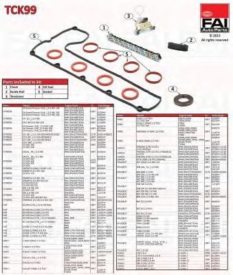 chit lant de distributie PEUGEOT/FORD/VOLO/ FOCUS / S40/ CITROEN