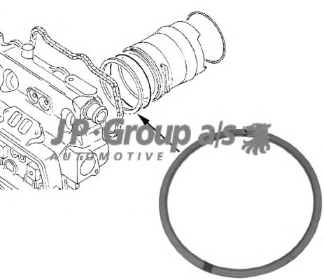 O-ring, camasa cilindru