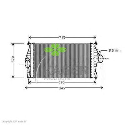 Intercooler, compresor