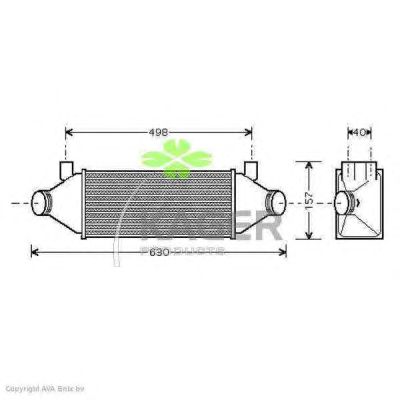 Intercooler, compresor