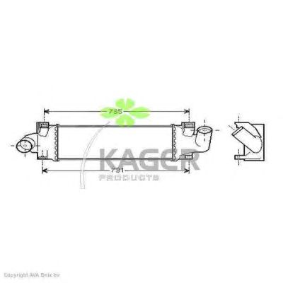 Intercooler, compresor