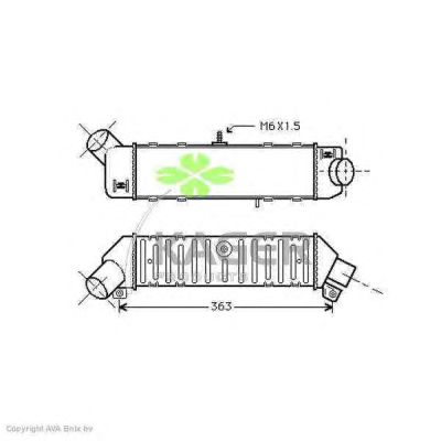 Intercooler, compresor