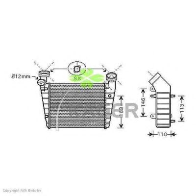 Intercooler, compresor