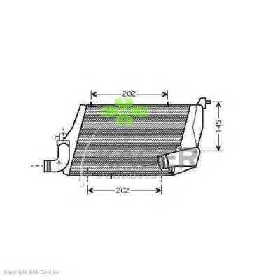 Intercooler, compresor