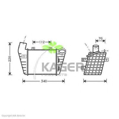 Intercooler, compresor