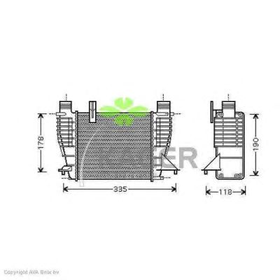 Intercooler, compresor