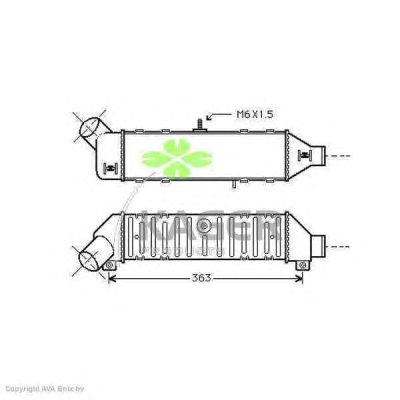 Intercooler, compresor