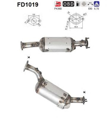 Filtru funingine/particule, sist.de esapament