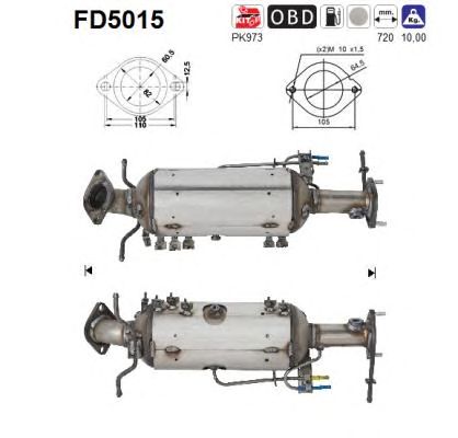 Filtru funingine/particule, sist.de esapament