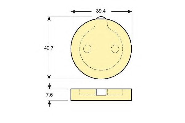 set placute de frana,frana de parcare cu disc