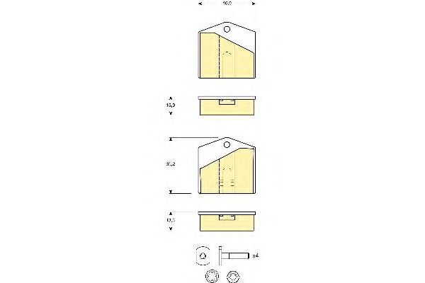 set placute de frana,frana de parcare cu disc