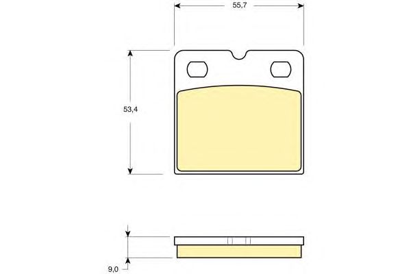 set placute de frana,frana de parcare cu disc