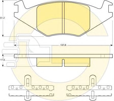 Set frana, frana disc