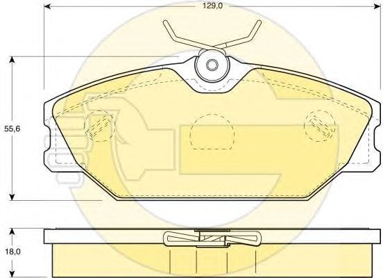 Set frana, frana disc