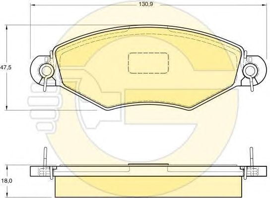 Set frana, frana disc