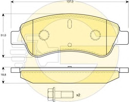 Set frana, frana disc