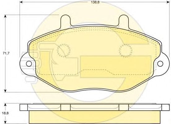 Set frana, frana disc