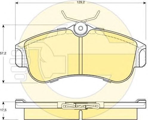 Set frana, frana disc