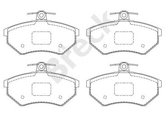 set placute frana,frana disc VW GOLF/PASSAT