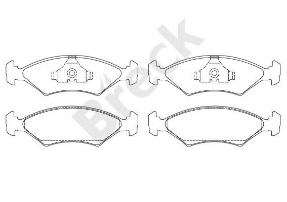 set placute frana,frana disc KIA SHUMA -01/SEPHIA