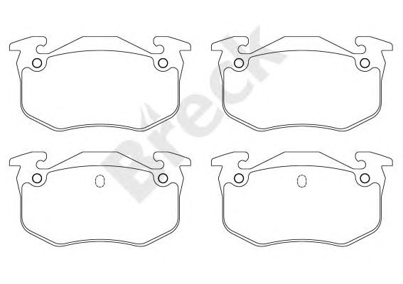 set placute frana,frana disc RENAULT MEGANE/CLIO/19/ZX/XSARA/206/306