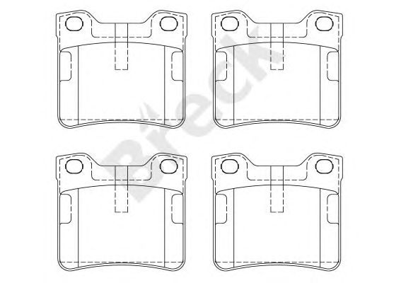 set placute frana,frana disc PEUGEOT 406/607