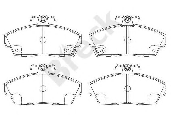 set placute frana,frana disc HONDA CIVIC 94-/01-/ROVER 200/400/25/45