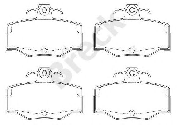 set placute frana,frana disc NISSAN PRIMERA -02