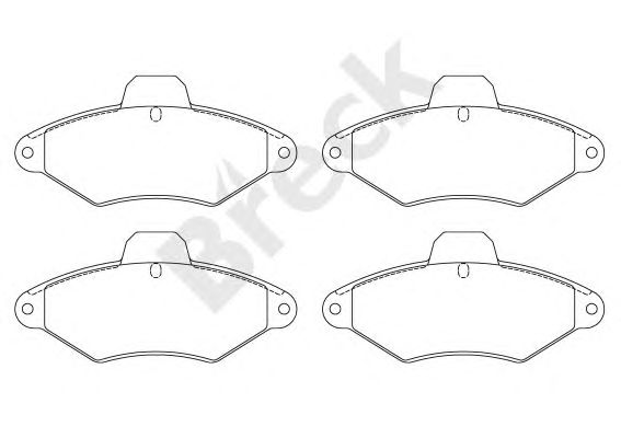 set placute frana,frana disc CITROEN XANTIA