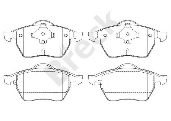 set placute frana,frana disc VW A3/GOLF 4T/TT -99 QUATTRO/4MOTION/SYNCRO