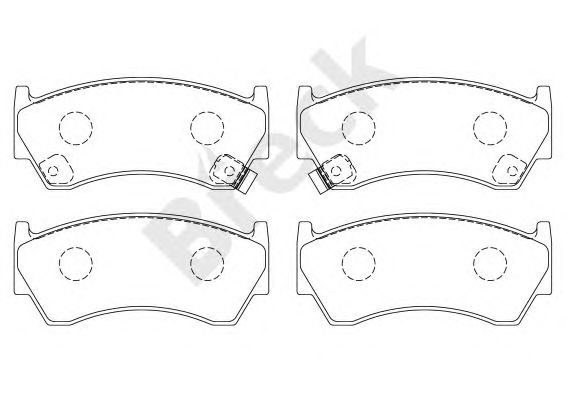 set placute frana,frana disc NISSAN ALMERA 98- Z ABS