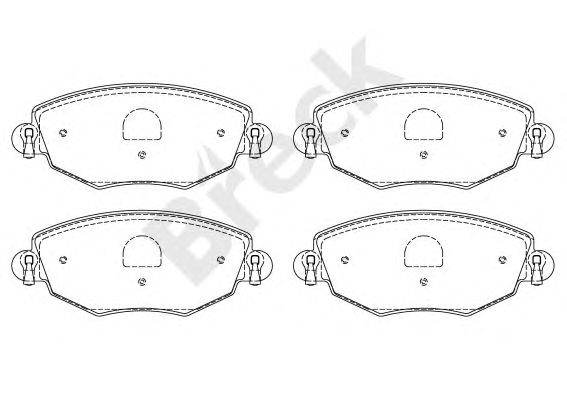 set placute frana,frana disc FORD MONDEO 00-