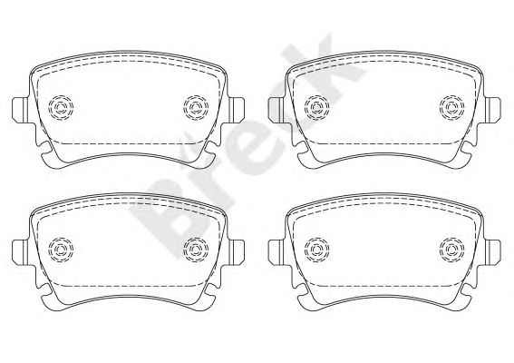 set placute frana,frana disc VW MULTIVAN/T5/T6 03- 116,2 X 59 X 17,5