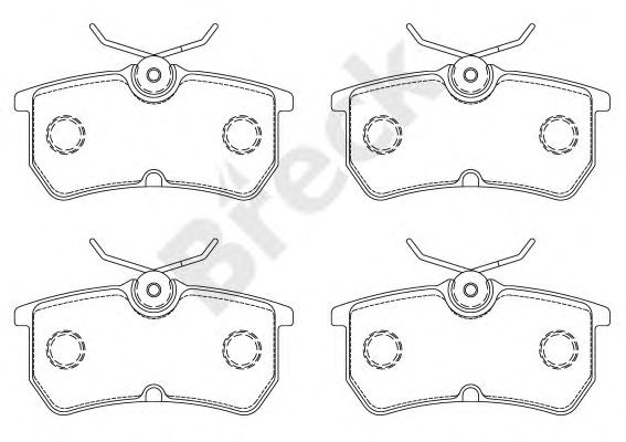 set placute frana,frana disc FORD FOCUS 98-