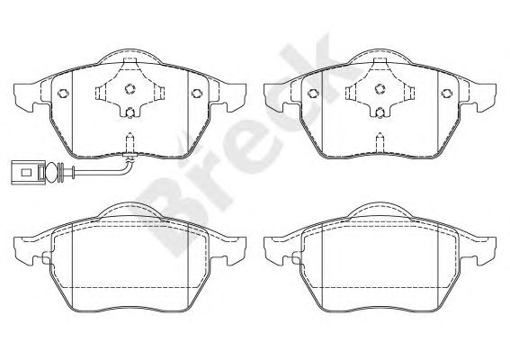 set placute frana,frana disc VW A3/GOLF 4/TT/OCTAVIA/LEON 1 130-230KM/QUATTRO/4MOTION