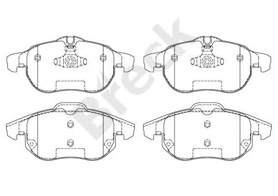 set placute frana,frana disc OPEL VECTRA C