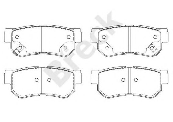 set placute frana,frana disc HYUNDAI SONATA 98-/SANTA FE 01-/KIA OPIRUS