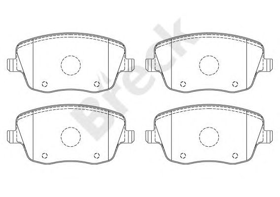 set placute frana,frana disc SEAT IBIZA 02-