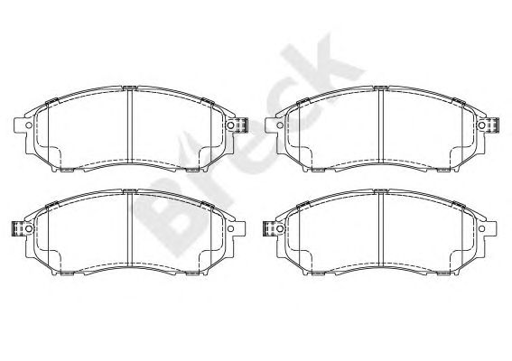 set placute frana,frana disc NISSAN NAVARA/PATHFINDER/QASHQAI