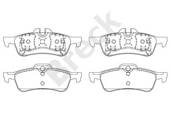 set placute frana,frana disc MINI MINI COOPER 01-