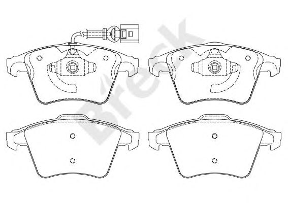 set placute frana,frana disc VW T5 03- 17"