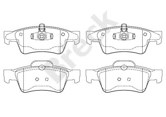 set placute frana,frana disc MERCEDES-BENZ W164/W251/W463/X164 05- 140 X 51,7 X 17,6 ATE