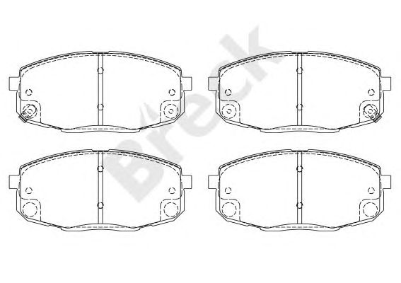 set placute frana,frana disc KIA CEE'D/I-30