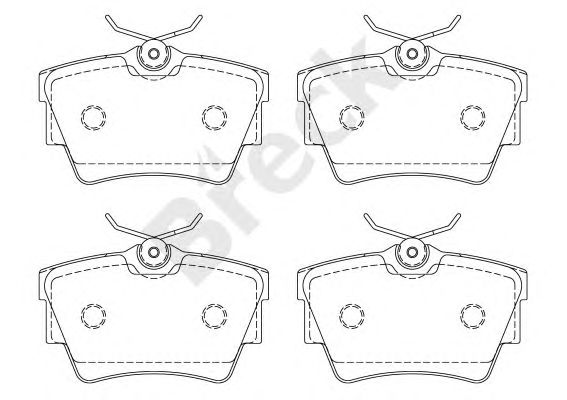 set placute frana,frana disc RENAULT TRAFIC 01-/VIVARO 01-/14-