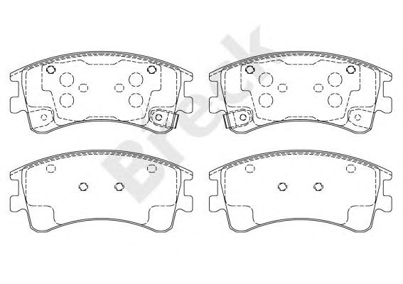 set placute frana,frana disc MAZDA 6 1,8-2,3 02-07 132 X 59,5 X 18,6 AKEBONO