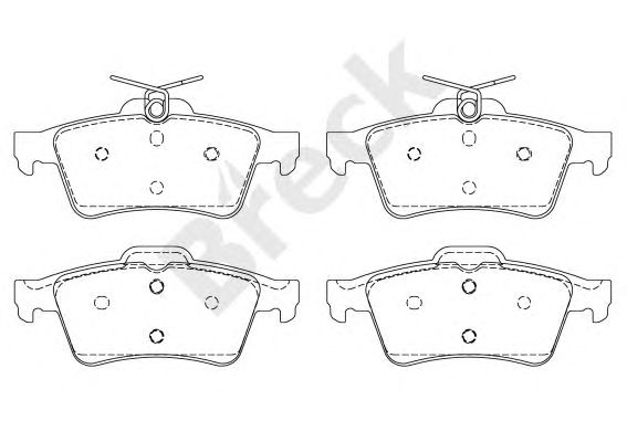 set placute frana,frana disc OPEL VECTRA C/FOCUS/MAZDA/VOLVO/RENAULT