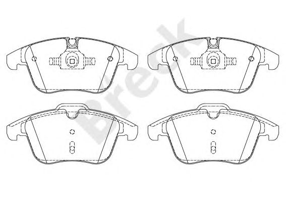 set placute frana,frana disc CITROEN C5/407