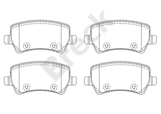 set placute frana,frana disc VOLVO V70/S80/RANGE ROVER