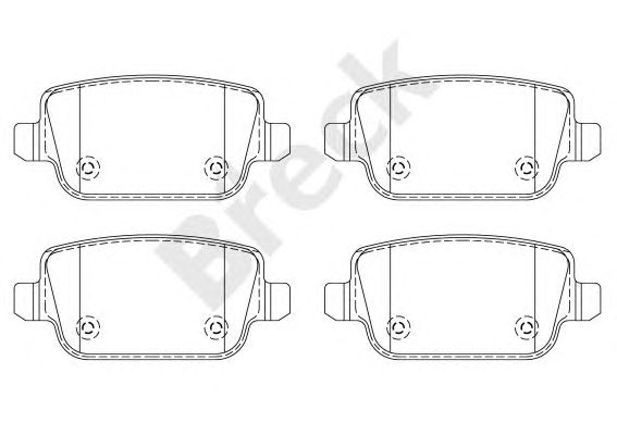 set placute frana,frana disc FORD MONDEO 07-/GALAXY/KUGA